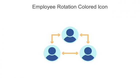 Employee Rotation Colored Icon In Powerpoint Pptx Png And Editable Eps Format
