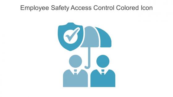 Employee Safety Access Control Colored Icon In Powerpoint Pptx Png And Editable Eps Format