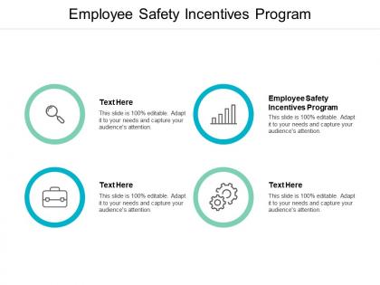 Employee safety incentives program ppt powerpoint presentation infographic template graphics cpb