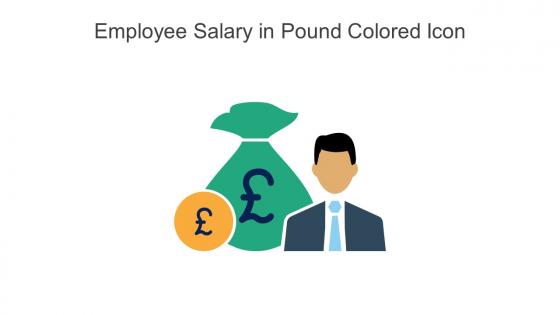 Employee Salary In Pound Colored Icon In Powerpoint Pptx Png And Editable Eps Format