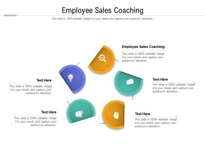 Employee sales coaching ppt powerpoint presentation infographics graphics cpb