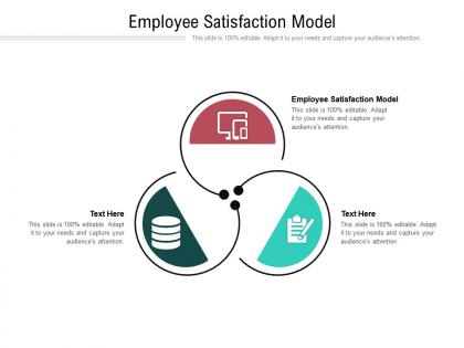 Employee satisfaction model ppt powerpoint presentation gallery graphics download cpb
