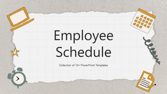 Employee Schedule Powerpoint Ppt Template Bundles