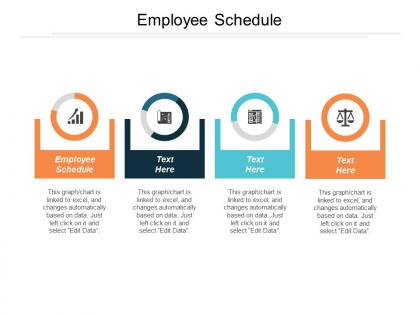Employee schedule ppt powerpoint presentation infographics visual aids cpb