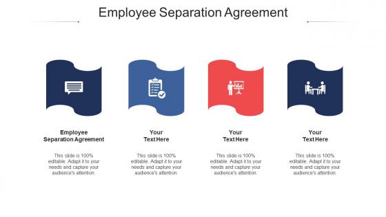 Employee separation agreement ppt powerpoint presentation file good cpb
