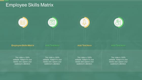 Employee Skills Matrix In Powerpoint And Google Slides Cpb