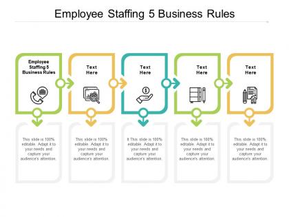 Employee staffing 5 business rules ppt powerpoint presentation layouts graphics template cpb
