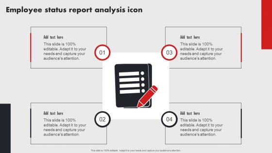 Employee Status Report Analysis Icon