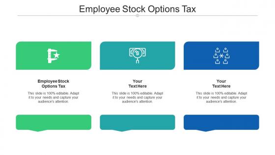 Employee stock options tax ppt powerpoint presentation outline gallery cpb
