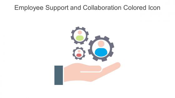 Employee Support And Collaboration Colored Icon In Powerpoint Pptx Png And Editable Eps Format