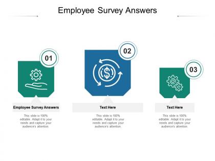 Employee survey answers ppt powerpoint presentation icon pictures cpb