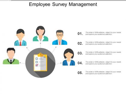 Employee survey management powerpoint guide