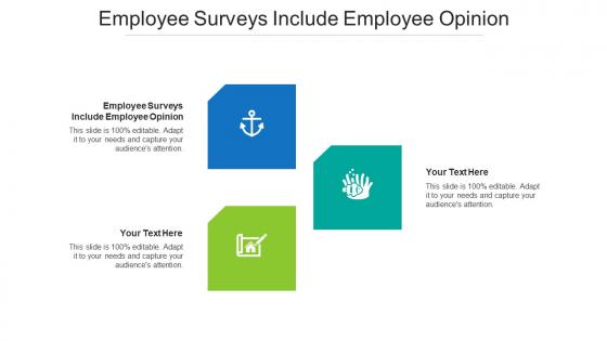 Employee Surveys Include Employee Opinion Ppt Powerpoint Presentation File Graphics Cpb