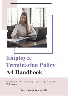 Employee Termination Policy A4 Handbook HB V