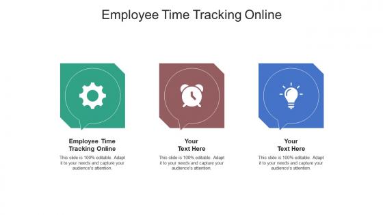 Employee time tracking online ppt powerpoint presentation file clipart cpb