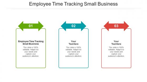 Employee time tracking small business ppt powerpoint presentation slides good cpb