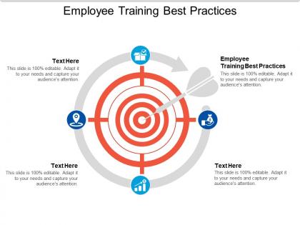 Employee training best practices ppt powerpoint presentation slides show cpb
