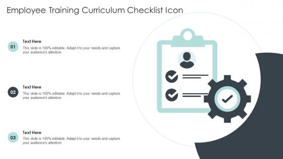 Employee Training Curriculum Checklist Icon