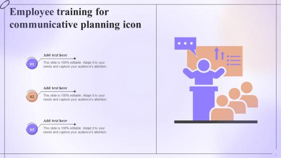 Employee Training For Communicative Planning Icon