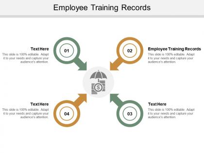 Employee training records ppt powerpoint presentation summary show cpb