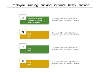 Employee training tracking software safety tracking ppt powerpoint presentation styles styles cpb