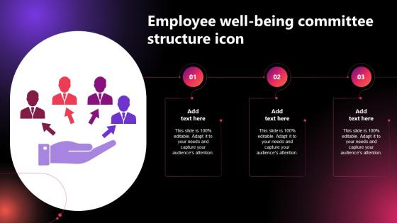Employee Well Being Committee Structure Icon