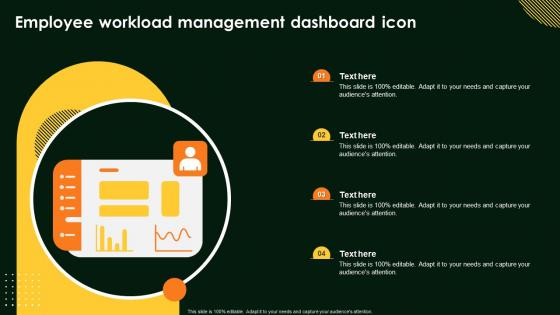 Employee Workload Management Dashboard Icon