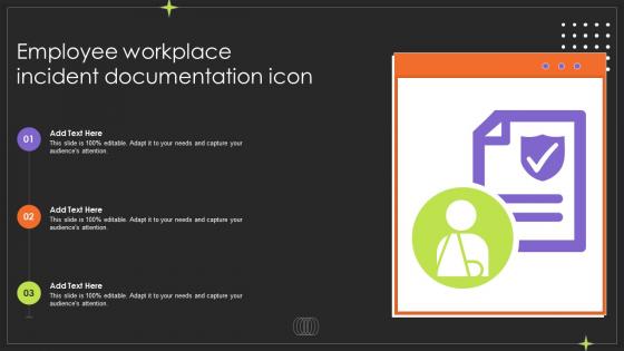 Employee Workplace Incident Documentation Icon