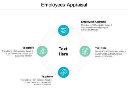 Employees appraisal ppt powerpoint presentation slides samples cpb