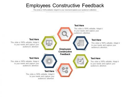 Employees constructive feedback ppt powerpoint presentation inspiration influencers cpb