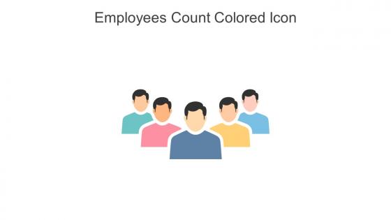 Employees Count Colored Icon In Powerpoint Pptx Png And Editable Eps Format