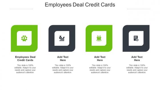 Employees Deal Credit Cards Ppt Powerpoint Presentation Slides Templates Cpb
