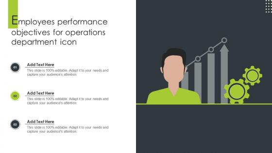 Employees Performance Objectives For Operations Department Icon