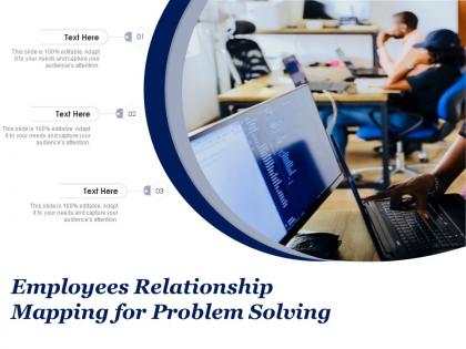 Employees relationship mapping for problem solving