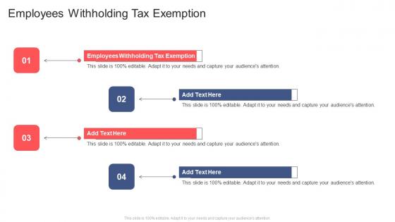 Employees Withholding Tax Exemption In Powerpoint And Google Slides Cpb