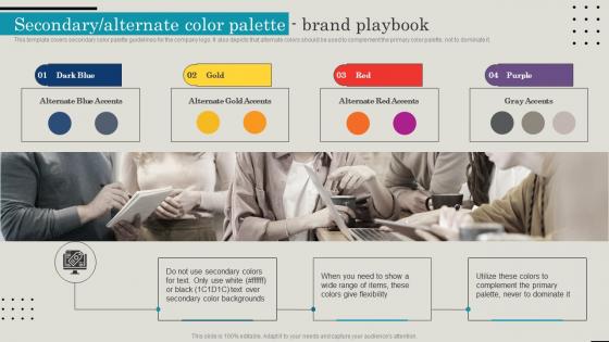 Employer Brand Playbook Secondary Alternate Color Palette Brand Playbook