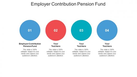Employer contribution pension fund ppt powerpoint presentation visual aids deck cpb