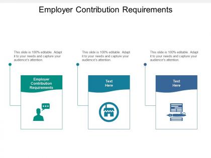 Employer contribution requirements ppt powerpoint presentation professional images cpb