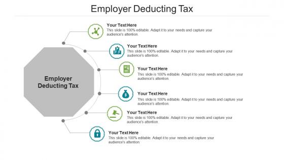 Employer deducting tax ppt powerpoint presentation file visual aids cpb