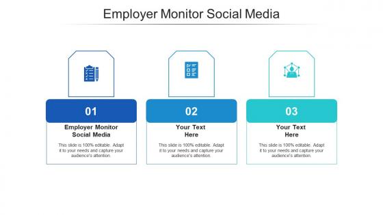 Employer monitor social media ppt powerpoint presentation pictures gridlines cpb