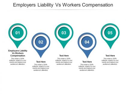Employers liability vs workers compensation ppt powerpoint presentation gallery templates cpb