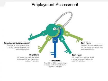 Employment assessment ppt powerpoint presentation icon ideas cpb