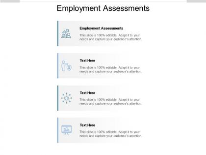 Employment assessments ppt powerpoint presentation show gridlines cpb