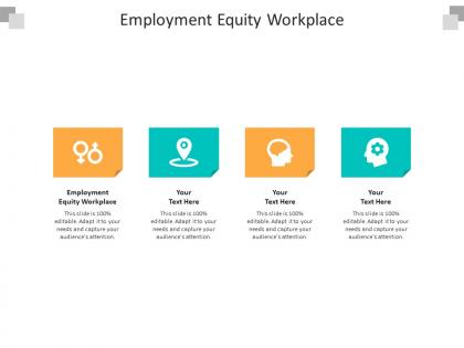 Employment equity workplace ppt powerpoint presentation summary objects cpb