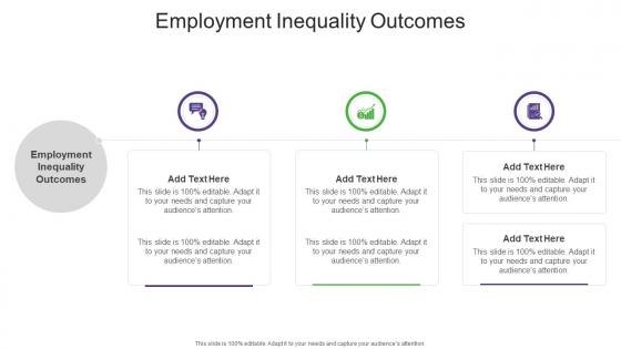 Employment Inequality Outcomes In Powerpoint And Google Slides Cpb