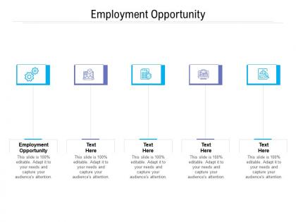 Employment opportunity ppt powerpoint presentation icon example cpb