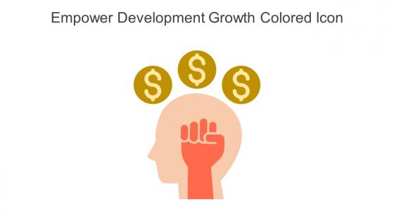 Empower Development Growth Colored Icon In Powerpoint Pptx Png And Editable Eps Format