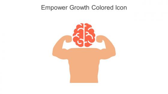 Empower Growth Colored Icon In Powerpoint Pptx Png And Editable Eps Format