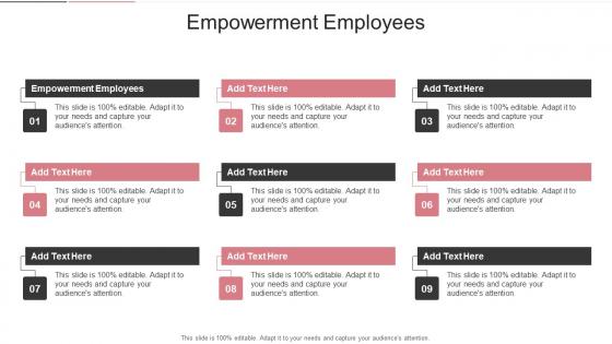 Empowerment Employees In Powerpoint And Google Slides Cpb