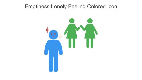 Emptiness Lonely Feeling Colored Icon In Powerpoint Pptx Png And Editable Eps Format